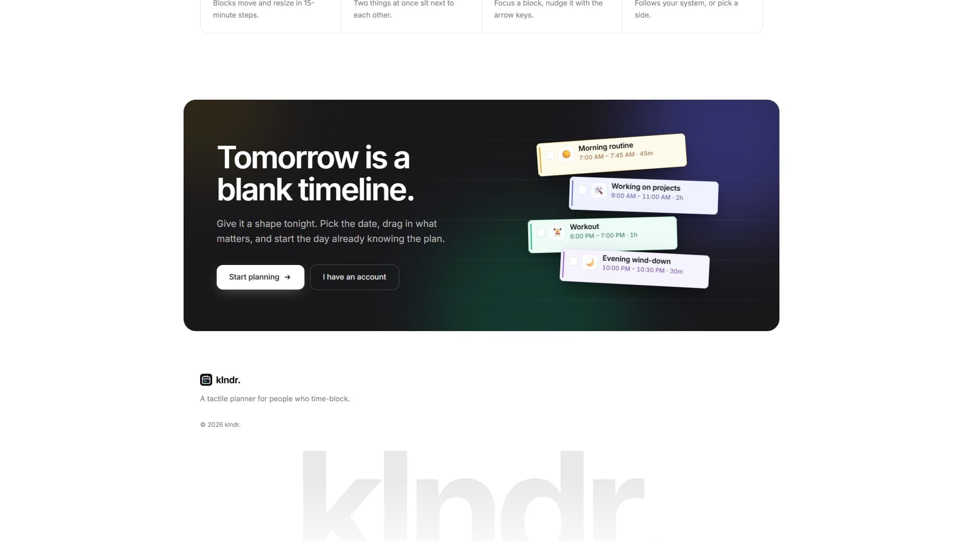 klndr screenshot 6