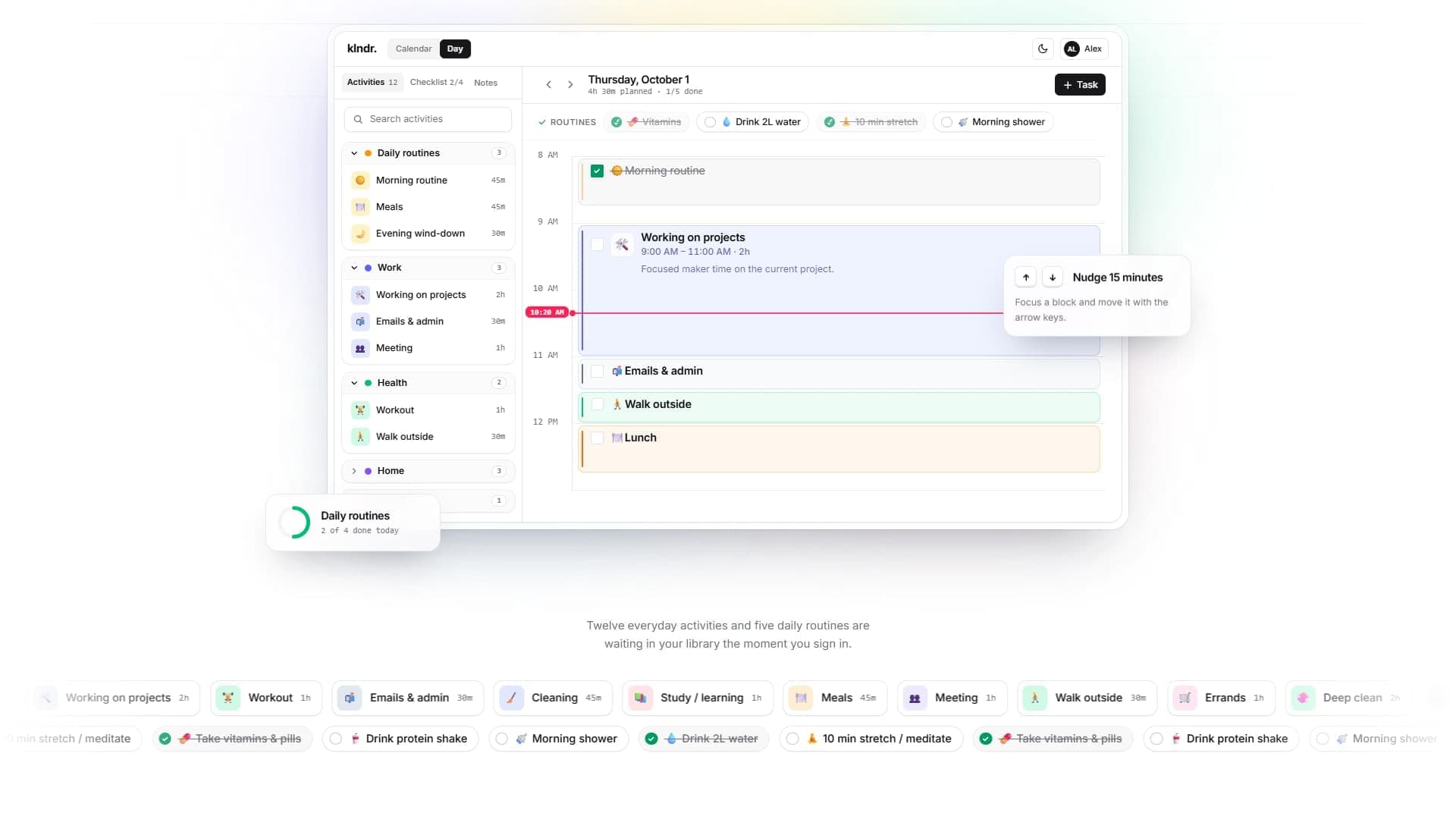 klndr screenshot 2