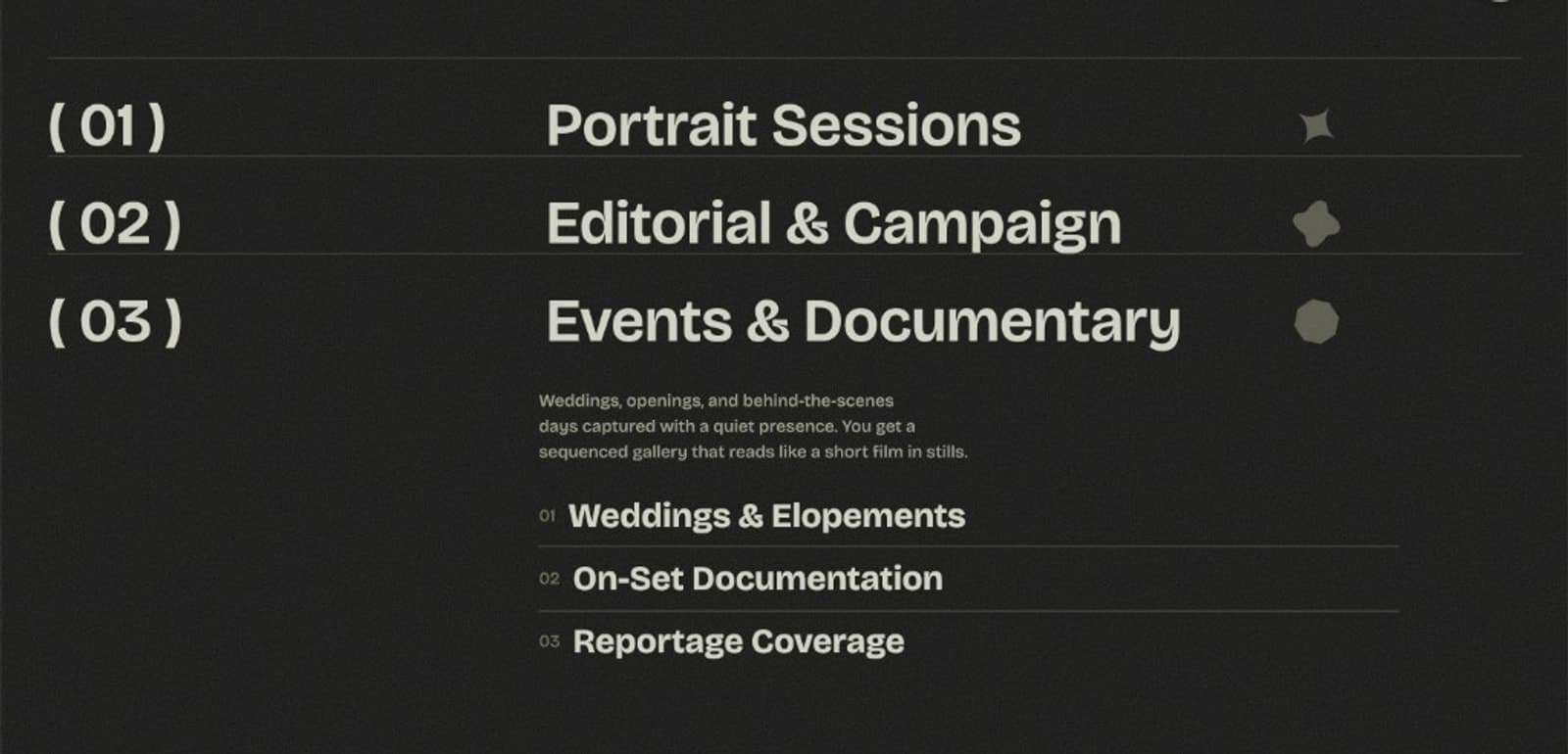 Photofolio screenshot 2